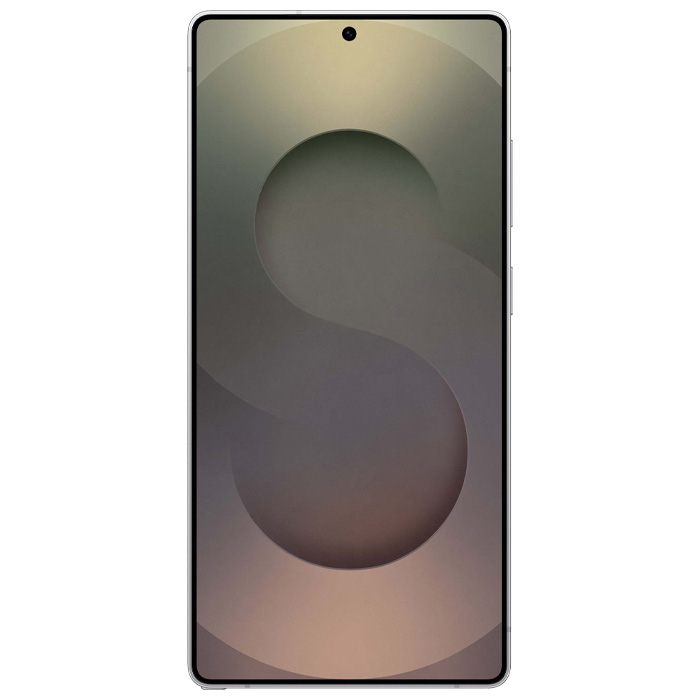 صفحه نمایش گوشی موبایل سامسونگ Galaxy S25 Ultra 5G در رنگ تیتانیوم سفید