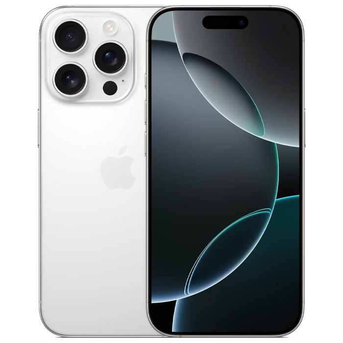 رنگ سفید تیتانیومی گوشی موبایل اپل iPhone 16 Pro