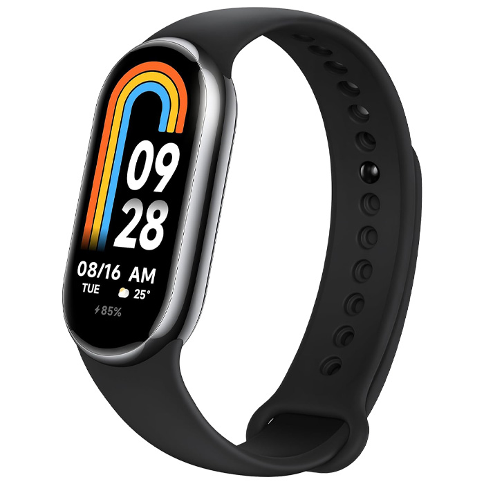 رنگ مشکی مچ بند هوشمند شیائومی مدل Mi Smart Band 8 M2239B1