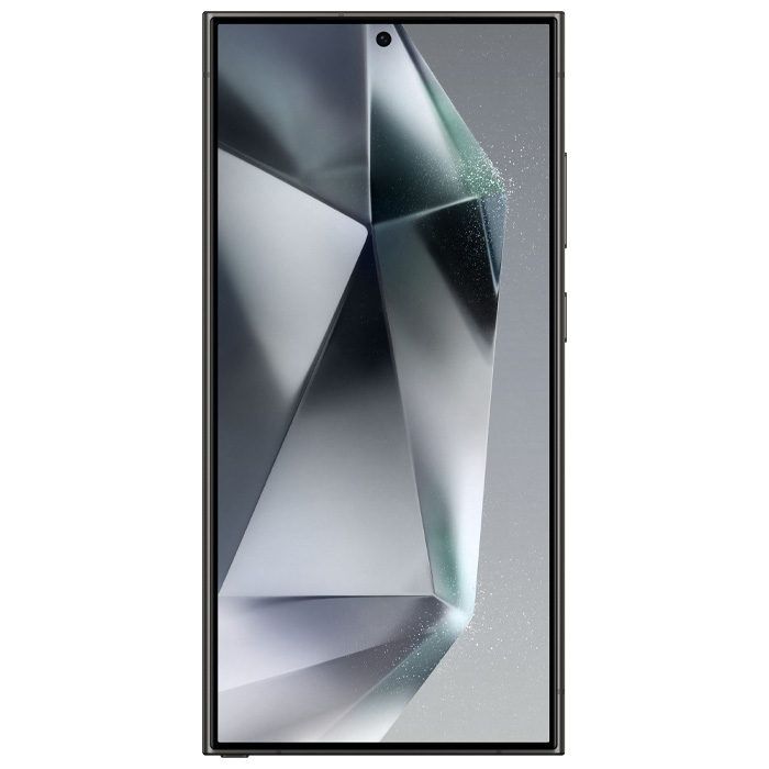 صفحه نمایش گوشی موبایل سامسونگ Galaxy S24 Ultra 5G در رنگ تیتانیومی مشکی
