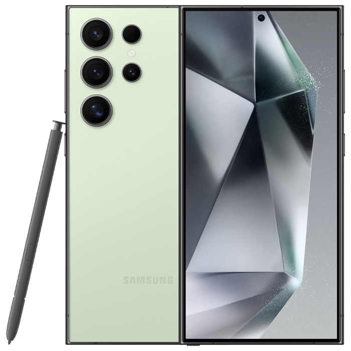 رنگ سبز تیتانیومی گوشی موبایل سامسونگ Galaxy S24 Ultra 5G