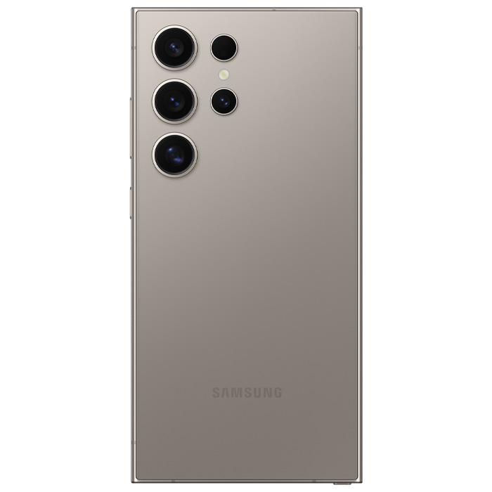 قاب پشتی گوشی موبایل سامسونگ Galaxy S24 Ultra 5G در رنگ خاکستری تیتانیومی