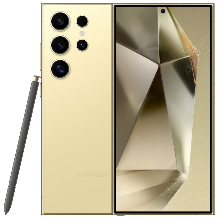 رنگ زرد تیتانیومی گوشی موبایل سامسونگ Galaxy S24 Ultra 5G