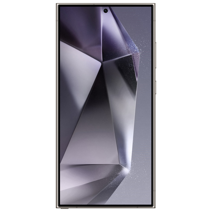 صفحه نمایش گوشی موبایل سامسونگ Galaxy S24 Ultra 5G در رنگ بنفش تیتانیومی