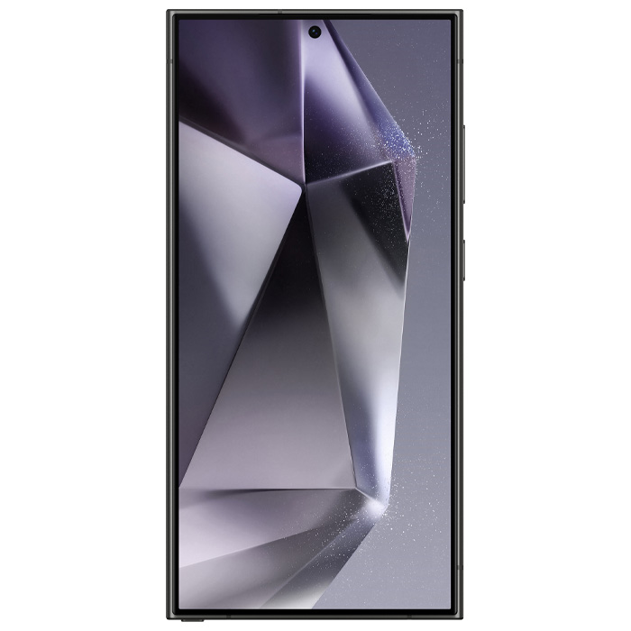 صفحه نمایش گوشی موبایل سامسونگ Galaxy S24 Ultra 5G در رنگ آبی تیتانیومی