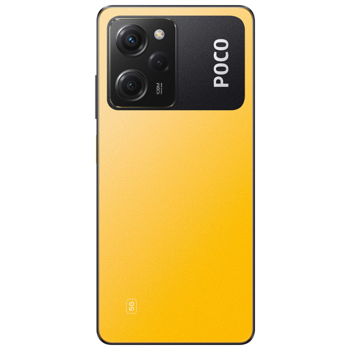 قاب پشتی گوشی موبایل شیائومی Poco X5 Pro 5G در رنگ زرد