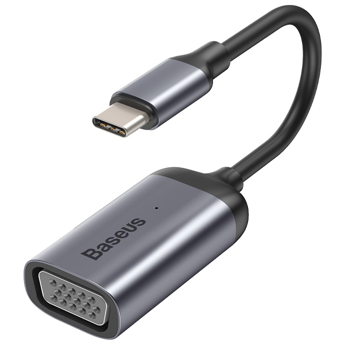 نمای روبرو هاب بیسوس USB-C به VGA مدل Enjoyment Series CAHUB-V0G