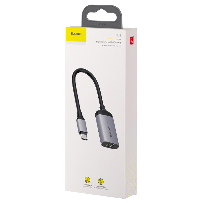 بسته‌بندی هاب بیسوس USB-C به Mini-DP مدل Enjoyment Series CAHUB-Z0G