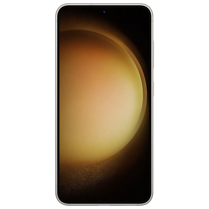 صفحه نمایش گوشی موبایل سامسونگ Galaxy S23 5G در رنگ کرم