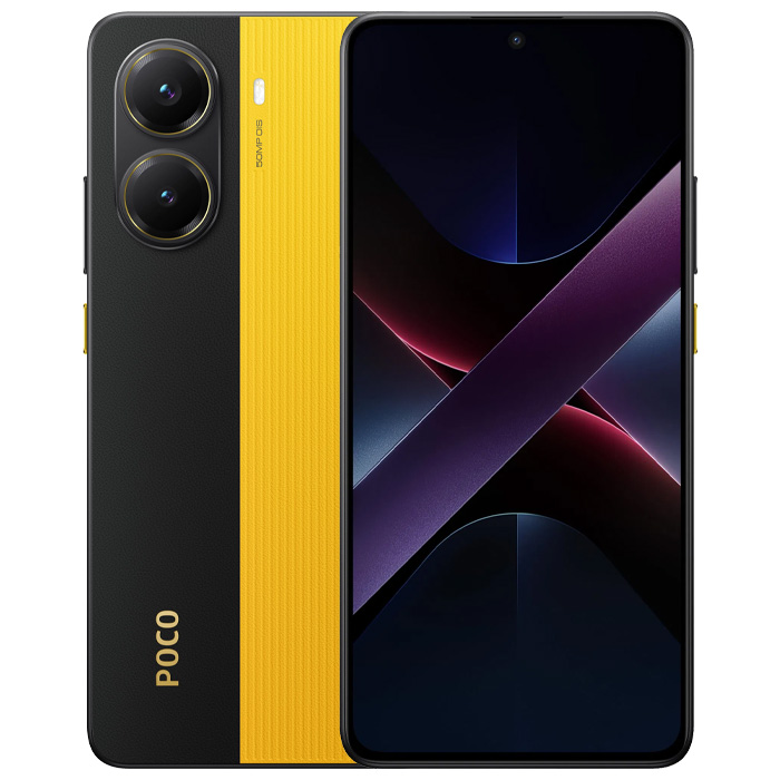 رنگ زرد گوشی موبایل شیائومی Poco X7 Pro 5G