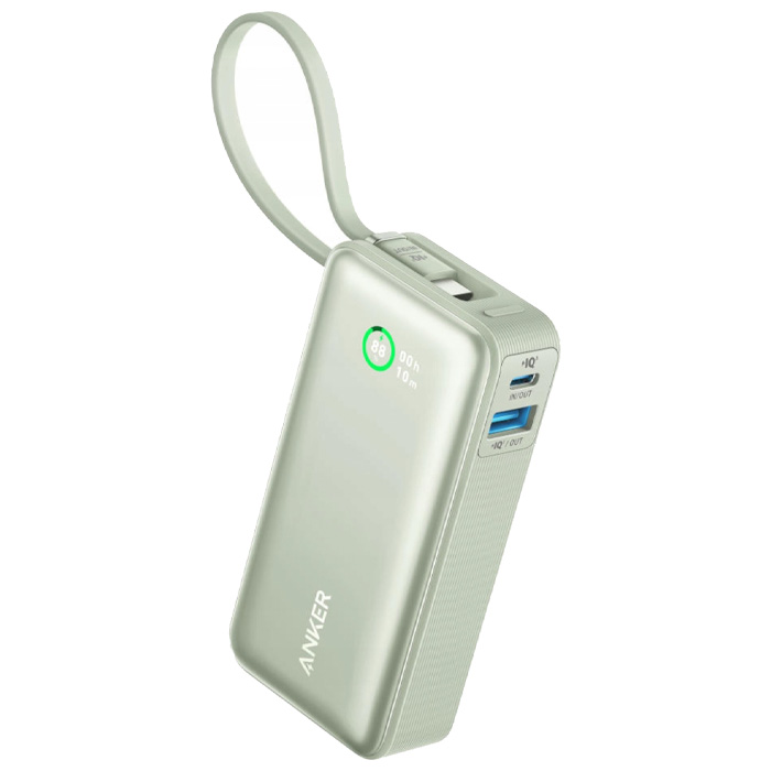 پاوربانک انکر 30W مدل Nano Power Bank A1259 در رنگ سبز