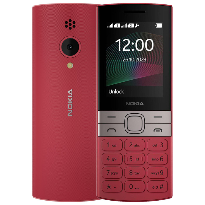 رنگ قرمز گوشی موبایل نوکیا Nokia 150 3G 2023 (TA-1582)
