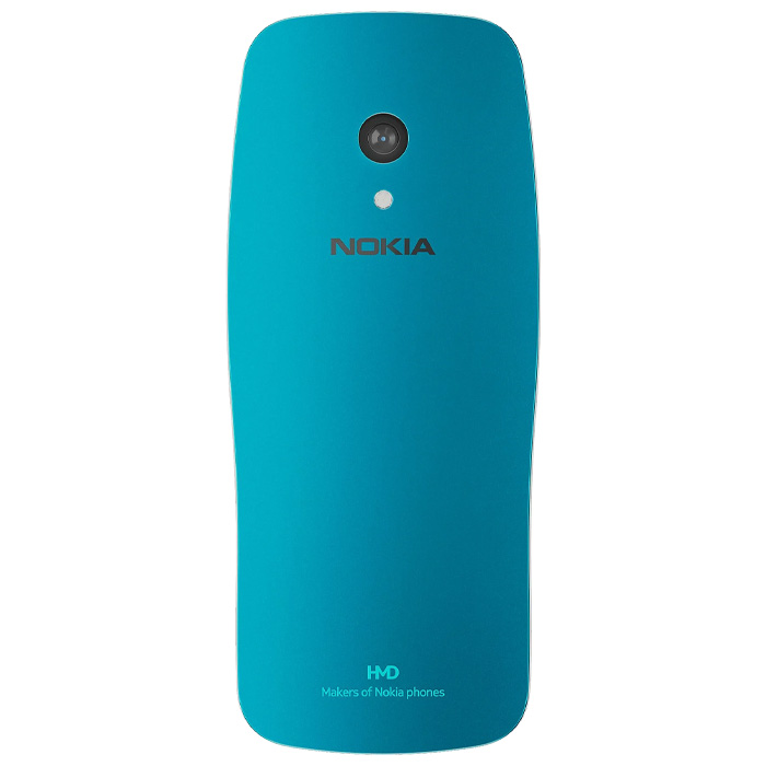 نمای پشت گوشی موبایل نوکیا Nokia 3210 4G 2024 (TA-1618) در رنگ آبی