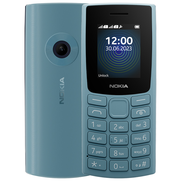 رنگ آبی گوشی موبایل نوکیا Nokia 110 2023 (TA-1567)