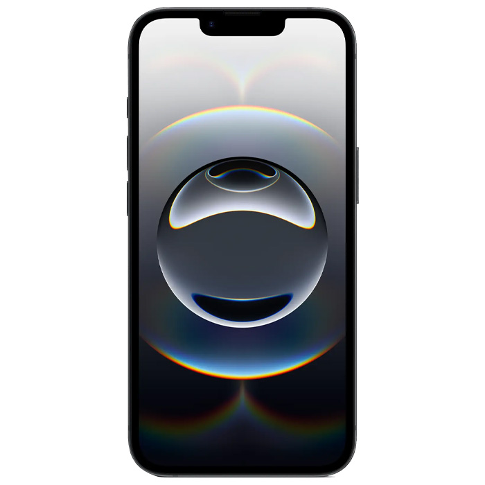 صفحه نمایش گوشی موبایل اپل iPhone 16e در رنگ مشکی