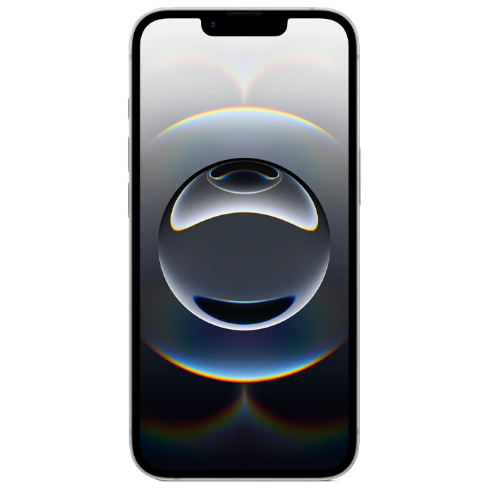 صفحه نمایش گوشی موبایل اپل iPhone 16e در رنگ سفید