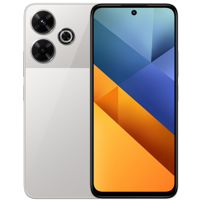 رنگ نقرهای گوشی موبایل شیائومی Poco M6