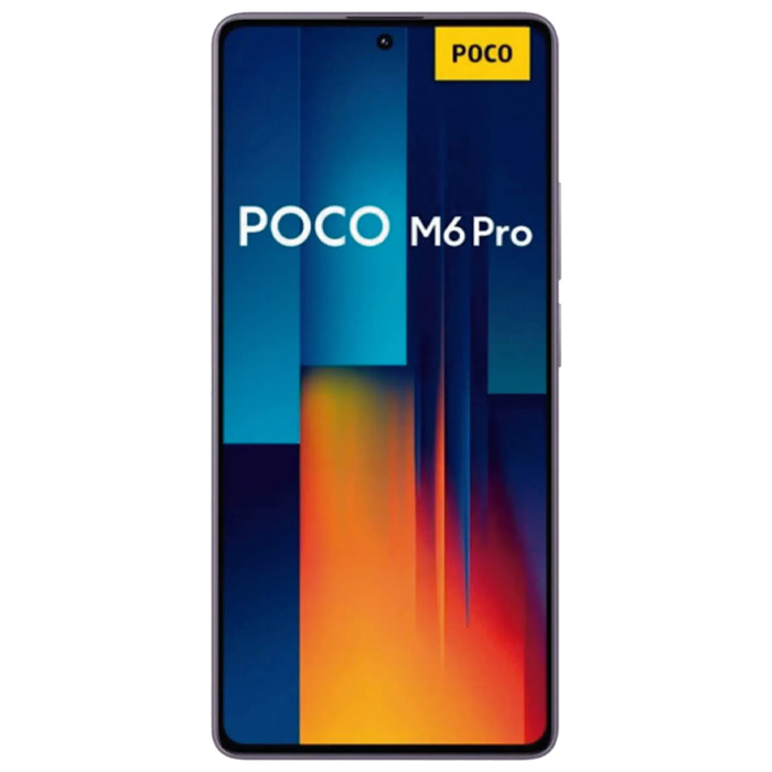 صفحه نمایش گوشی موبایل شیائومی Poco M6 Pro در رنگ بنفش
