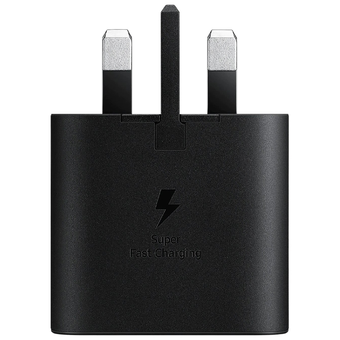 رنگ مشکی شارژر همراه 25W سامسونگ مدل EP-TA800