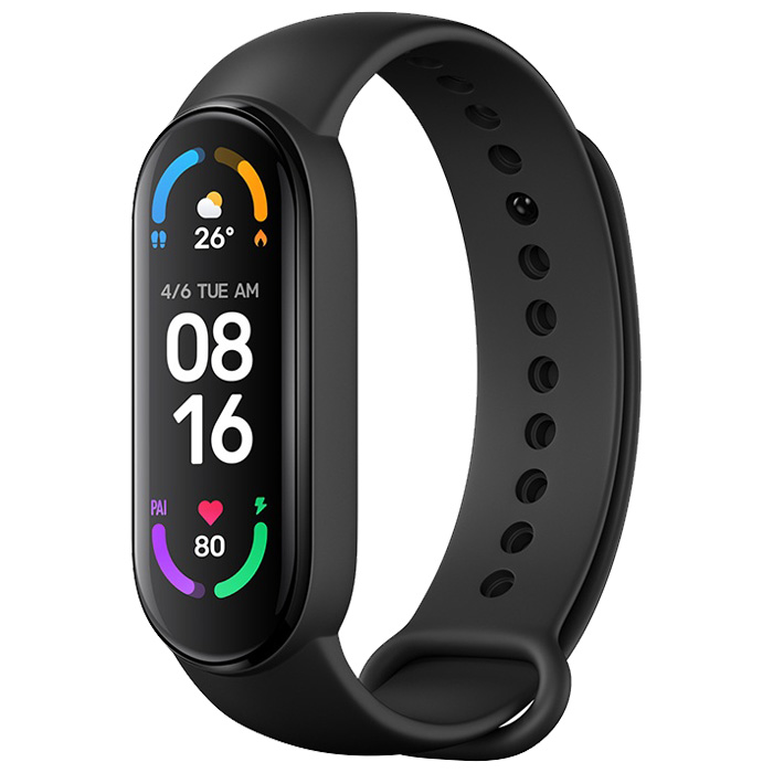 نمای کناری مچ بند هوشمند شیائومی مدل Mi Smart Band 6 XMSH15HM