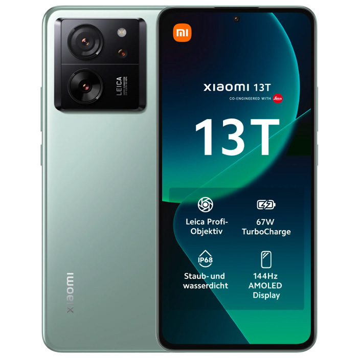 رنگ سبز گوشی موبایل شیائومی Xiaomi 13T 5G