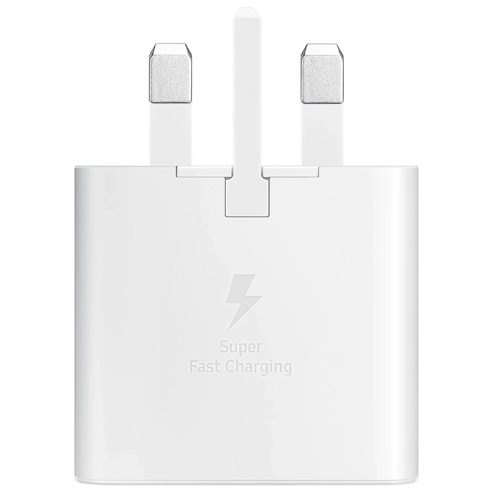 رنگ سفید شارژر همراه 25W سامسونگ مدل EP-TA800