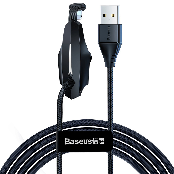 رنگ مشکی کابل بیسوس لایتنینگ مدل Colorful Suction Mobile Game CALXA-B01