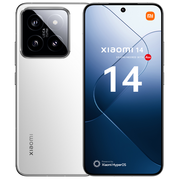 رنگ سفید گوشی موبایل شیائومی Xiaomi 14 5G