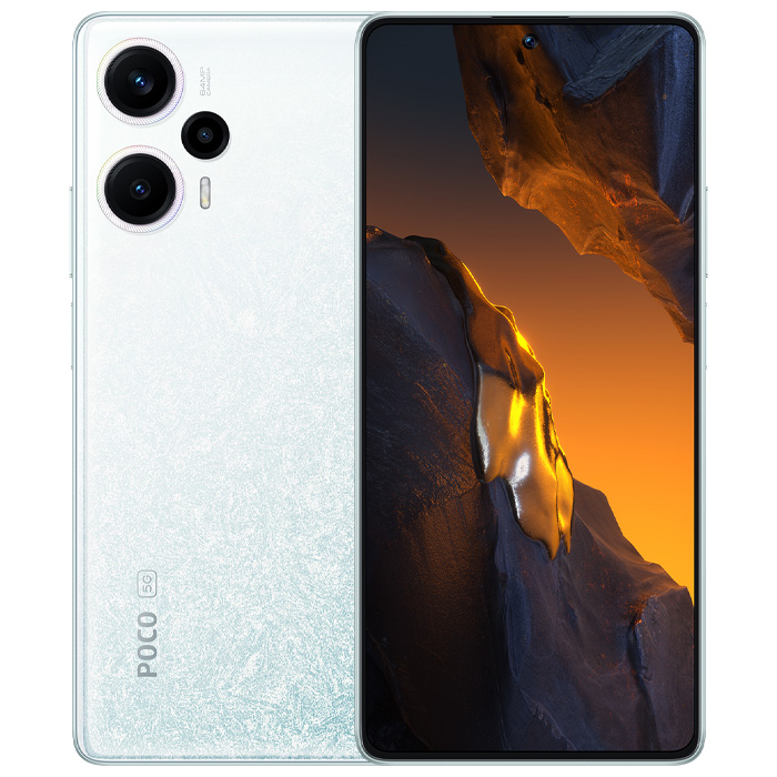 رنگ سفید گوشی موبایل شیائومی Poco F5 5G