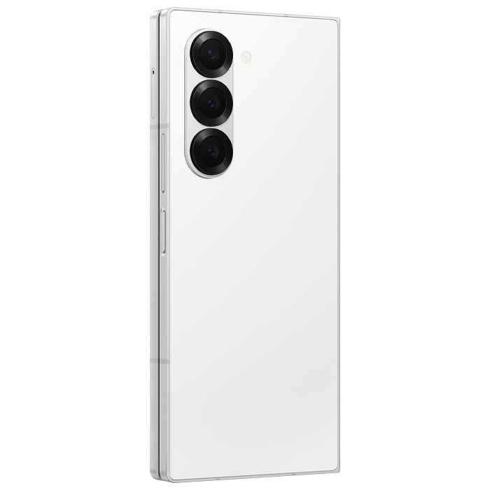 نمای کناری گوشی موبایل سامسونگ Galaxy Z Fold 6 5G در رنگ White