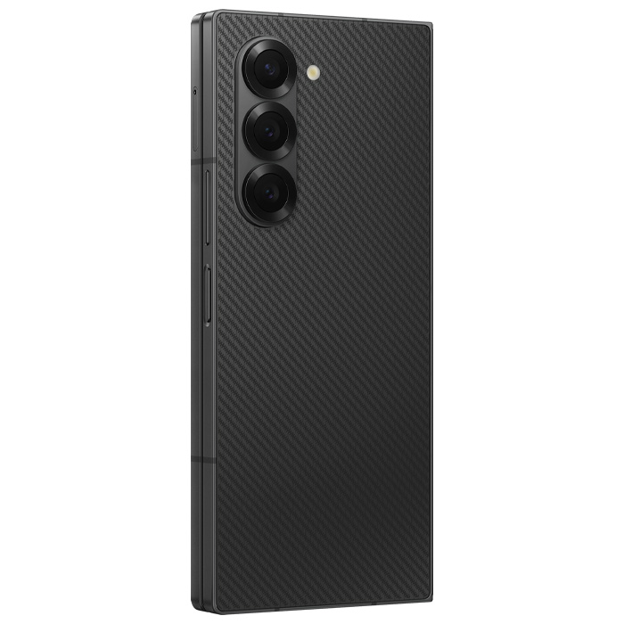 نمای کناری گوشی موبایل سامسونگ Galaxy Z Fold 6 5G در رنگ Crafted Black