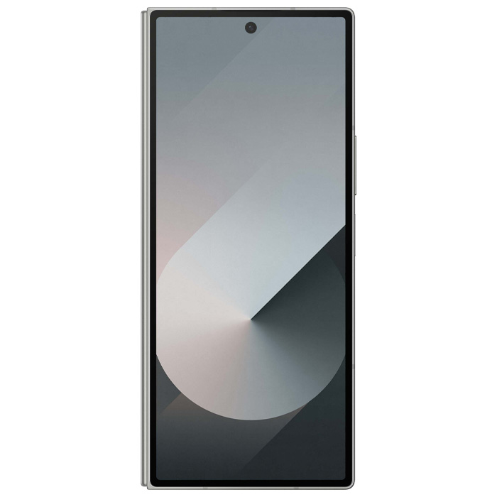 صفحه نمایش پشتی گوشی موبایل سامسونگ Galaxy Z Fold 6 5G در رنگ Silver Shadow