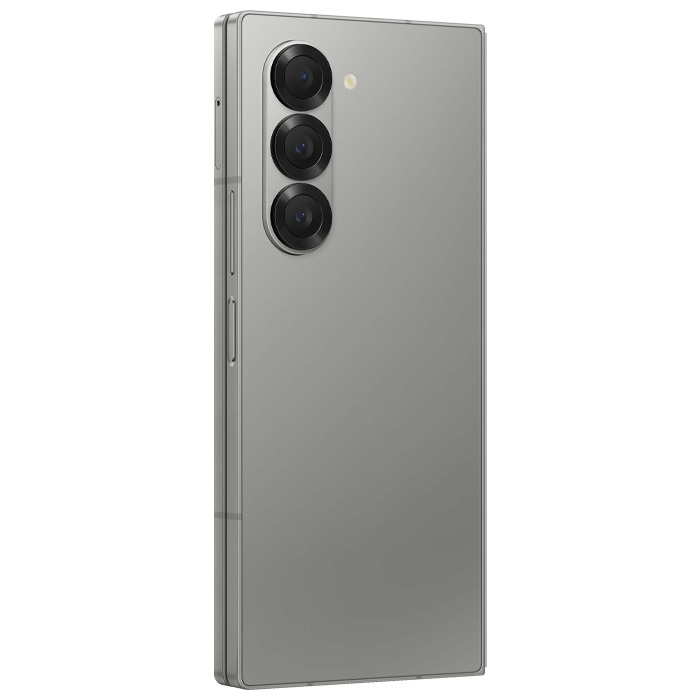 نمای کناری گوشی موبایل سامسونگ Galaxy Z Fold 6 5G در رنگ Silver Shadow