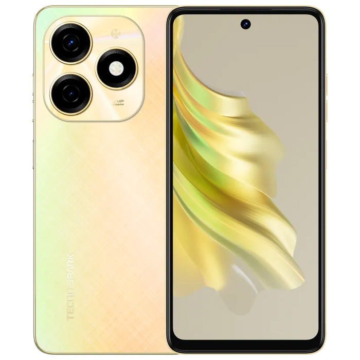 رنگ Neon Gold گوشی موبایل تکنو مدل Spark 20