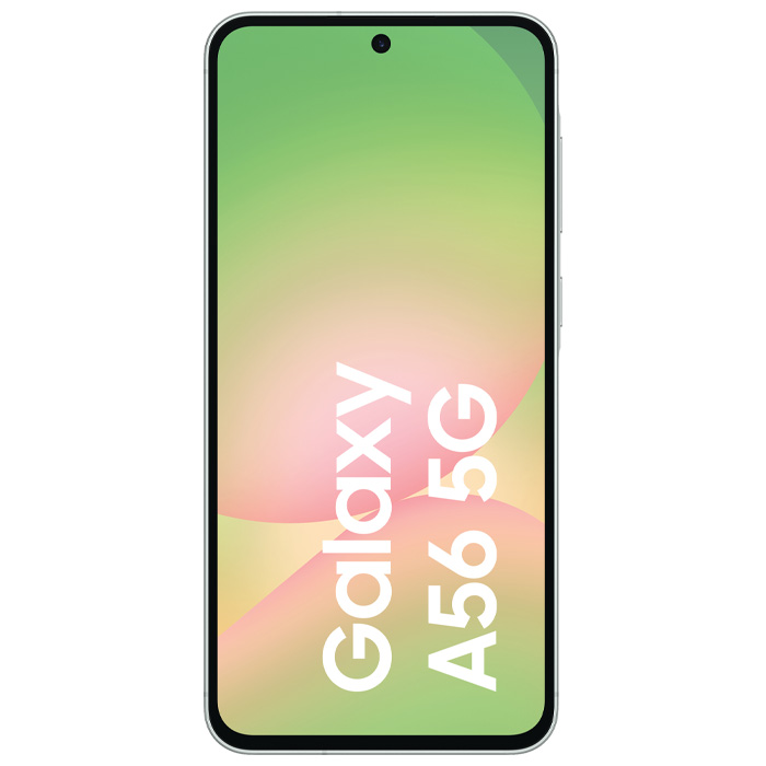 صفحه نمایش گوشی موبایل سامسونگ Galaxy A56 5G در رنگ Awesome Olive