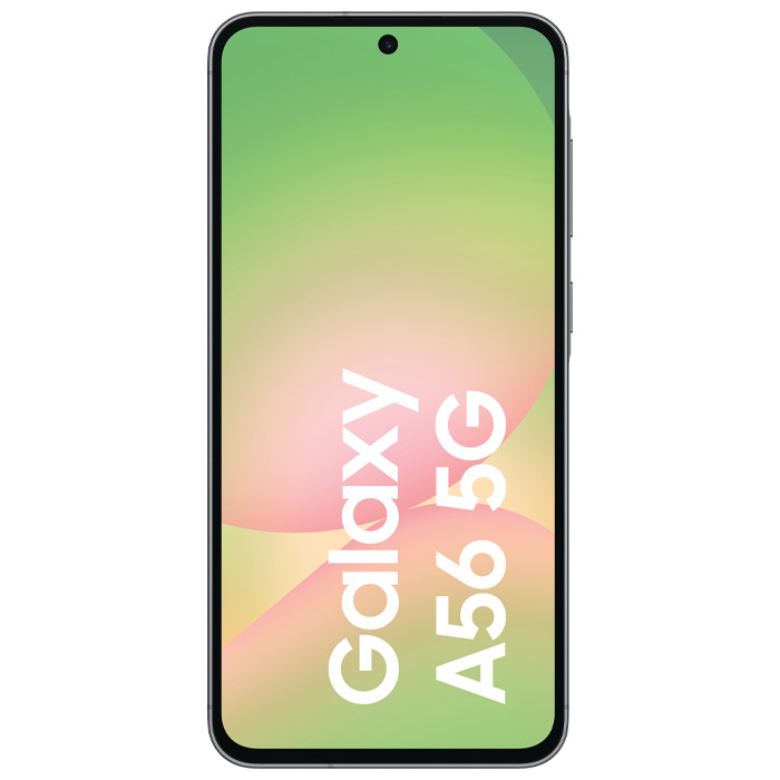 صفحه نمایش گوشی موبایل سامسونگ Galaxy A56 5G در رنگ Awesome Graphite