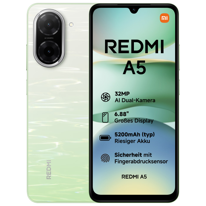 رنگ Lake Green گوشی موبایل شیائومی Redmi A5