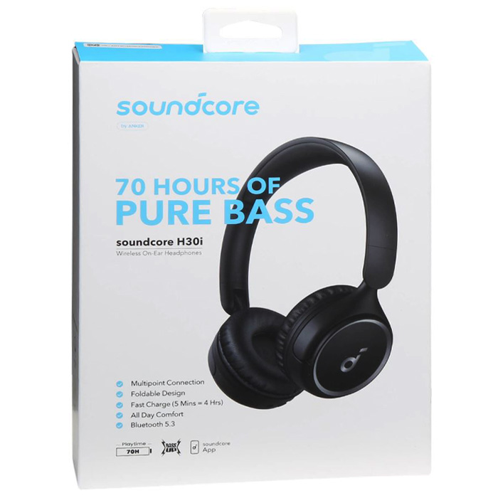 بسته بندی هدفون بلوتوثی انکر مدل SoundCore Life H30i A3012