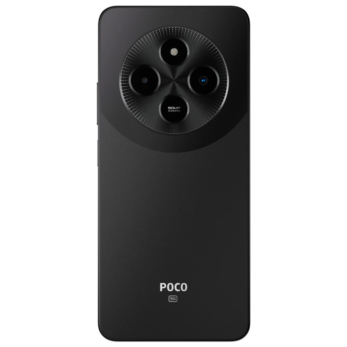 قاب پشتی گوشی موبایل شیائومی Poco M7 5G در رنگ مشکی