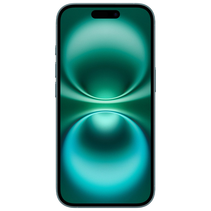 صفحه نمایش گوشی موبایل اپل iPhone 16 با حافظه 128 گیگابایت در رنگ سبز