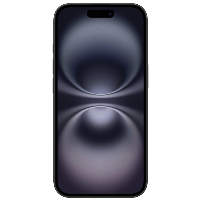 صفحه نمایش گوشی موبایل اپل iPhone 16 با حافظه 128 گیگابایت در رنگ مشکی