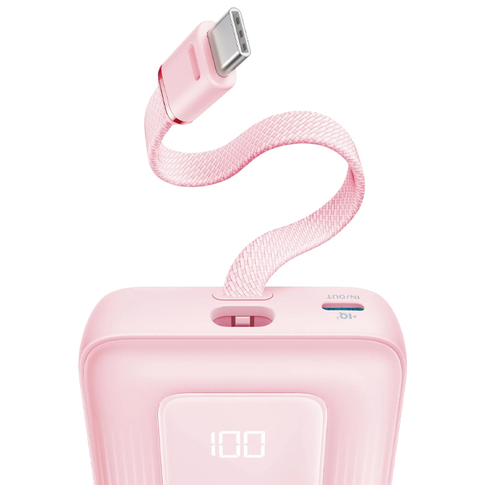 پاوربانک انکر 30W مدل Zolo Power Bank A1688 در رنگ صورتی