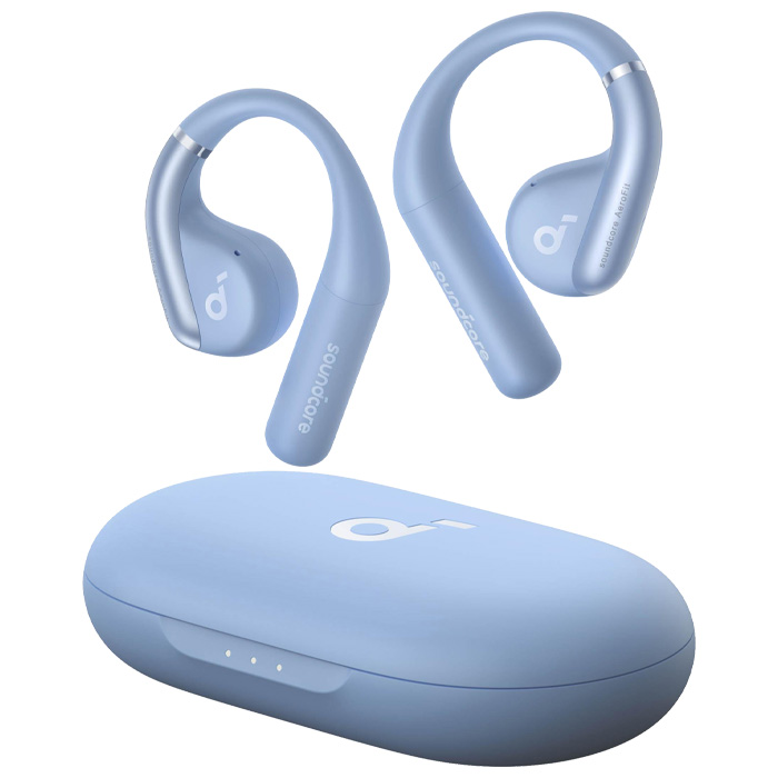 هدفون بلوتوثی انکر مدل SoundCore AeroFit A3872 در رنگ آبی