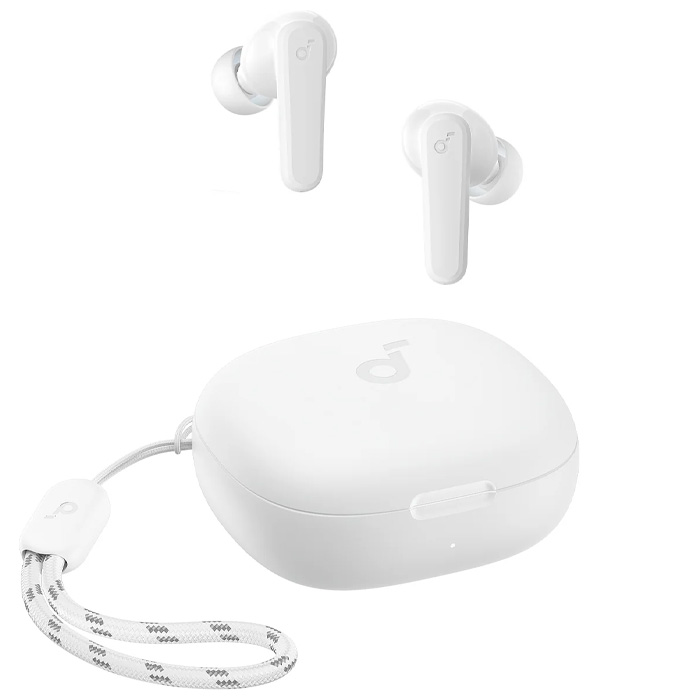 هدفون بلوتوثی انکر مدل SoundCore R50i A3949 در رنگ سفید