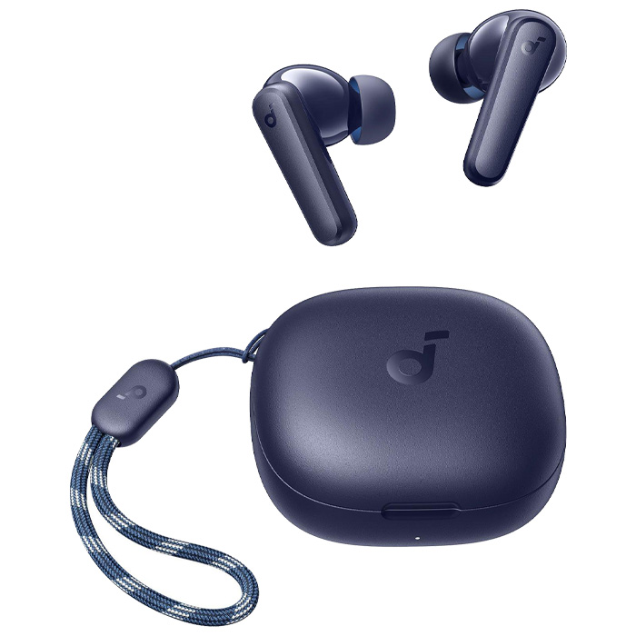 هدفون بلوتوثی انکر مدل SoundCore R50i A3949 در رنگ آبی