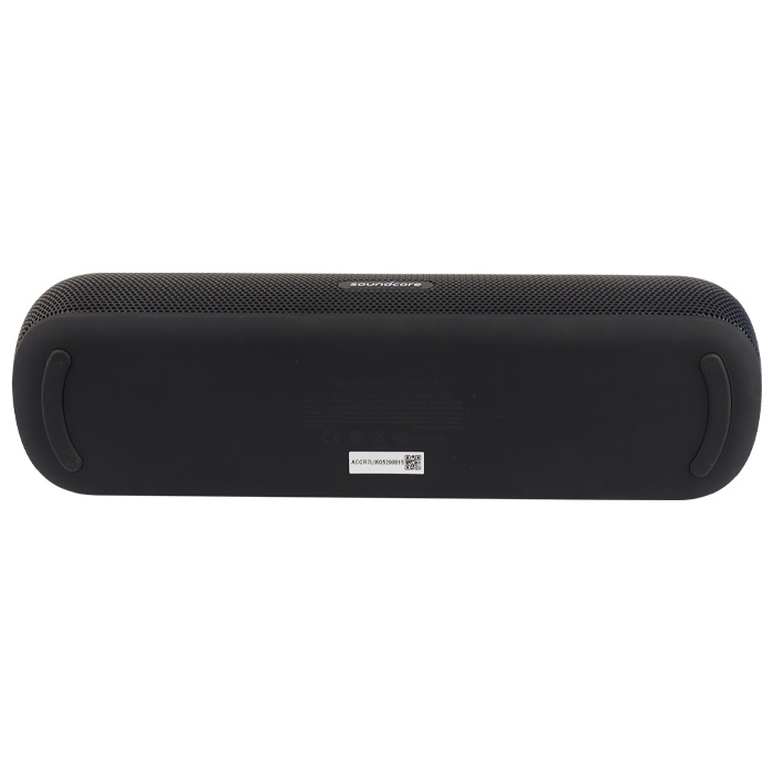 نمای پشت اسپیکر بی سیم همراه انکر مدل Soundcore Motion Plus A3116 در رنگ مشکی