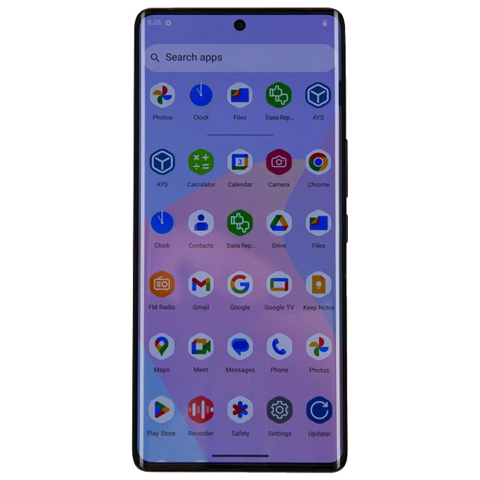 صفحه نمایش گوشی موبایل داریا ‌Bond 5G  در رنگ مشکی