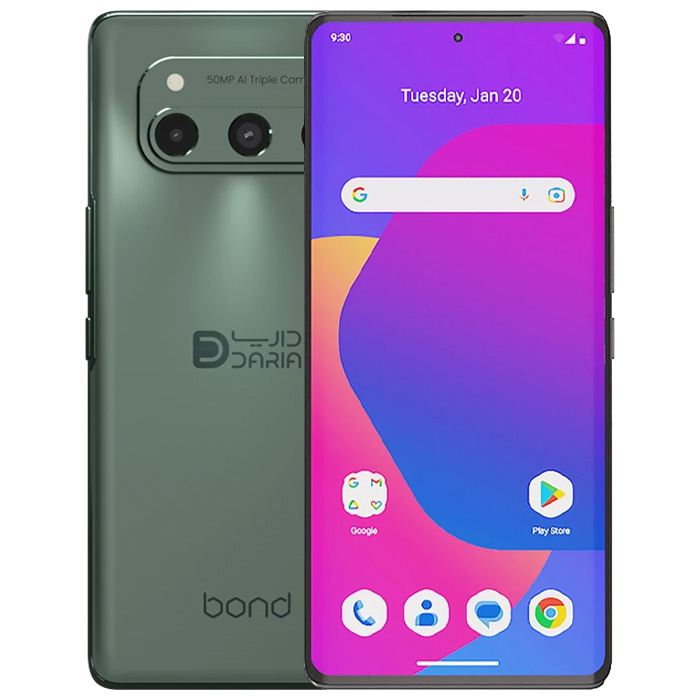 رنگ سبز گوشی موبایل داریا ‌Bond 5G