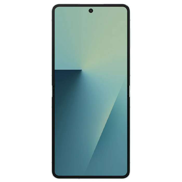 صفحه نمایش اصلی گوشی موبایل سامسونگ Galaxy Z Flip 7 5G در رنگ نعنایی
