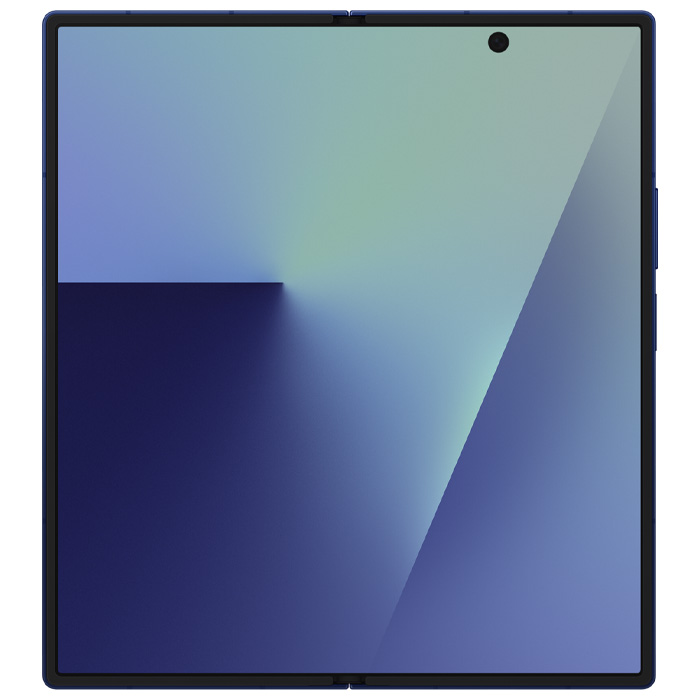 صفحه نمایش اصلی گوشی موبایل سامسونگ Galaxy Z Fold 7 5G در حالت باز در رنگ آبی